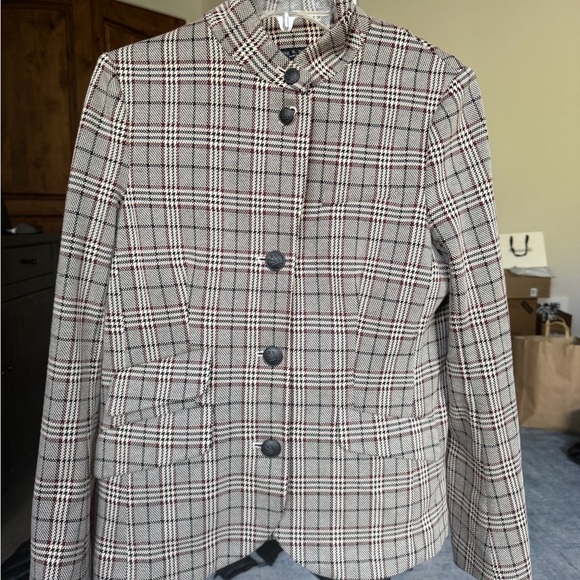Rag & Bone Multi-Tan Plaid Blazer - Picture 5 of 8
